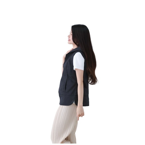 画像2: 電磁波シールド フーテッドベスト (2)