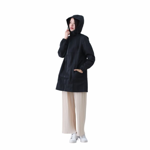 画像3: 電磁波シールド フーテッドコート (3)