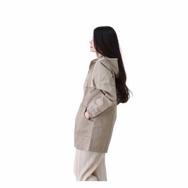 画像2: 電磁波シールド フーテッドコート (2)