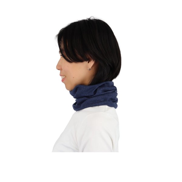 画像2: 電磁波シールド ネックプロテクター（ネイビーブルー）【男女兼用】 (2)