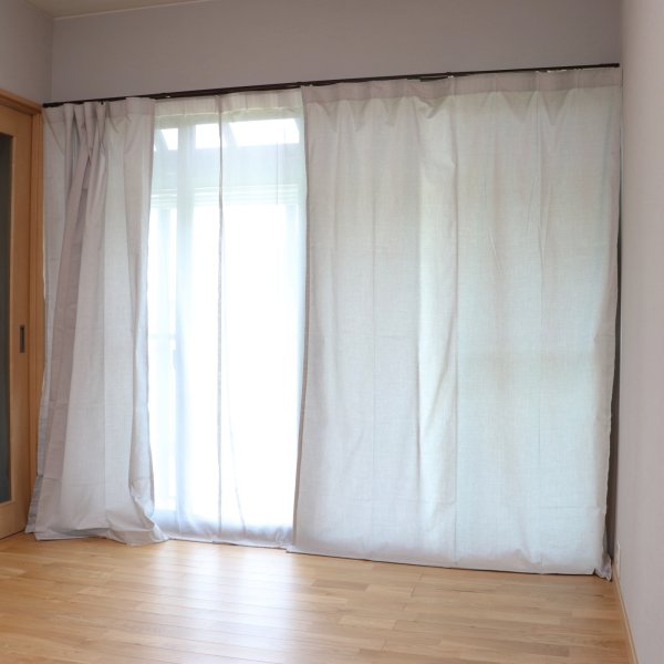 画像2: 電磁波シールド 綿混紡金属繊維ドレープカーテン(2枚セット) (2)