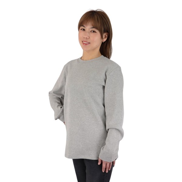 画像1: （日本製）電磁波シールド長袖Tシャツ【男女兼用】  (1)