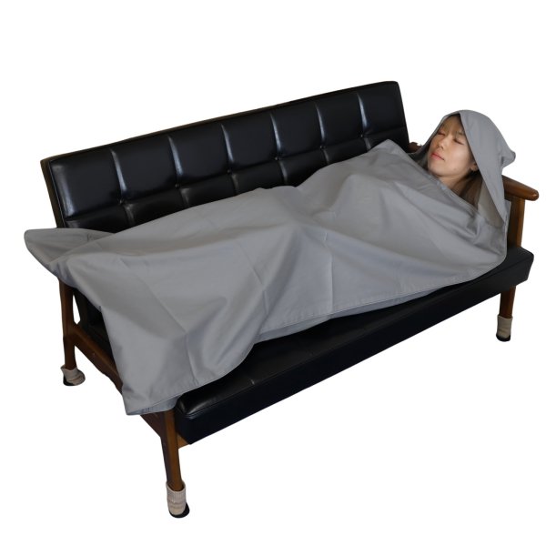 画像1: 電磁波シールド 寝袋（71cm×218cm） (1)